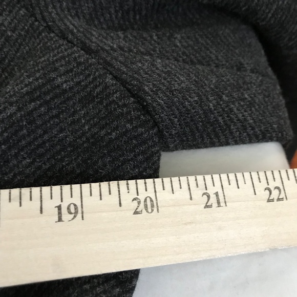 CITY CHIC Coat Faux Fur Trim Black Gray Make Me Blush Women’s Plus Size 14 - Picture 14 of 16